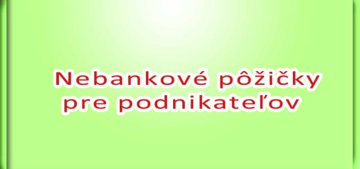 Nebankové pôžičky pre podnikateľov