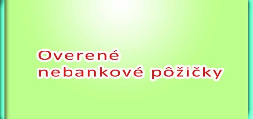 Overené nebankové pôžičky